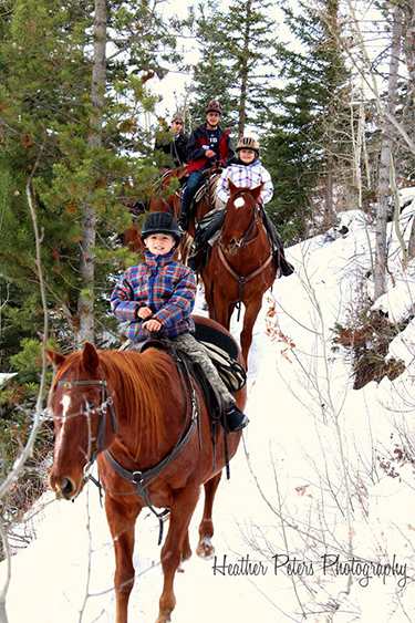 c lazy u ranch colorado winter snow