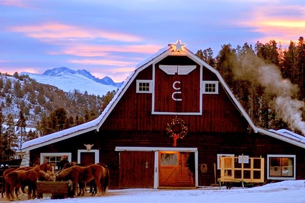 C Lazy U Ranch barn Colorado dude ranches