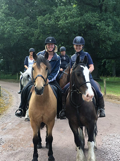 Castle Leslie Ireland horseback