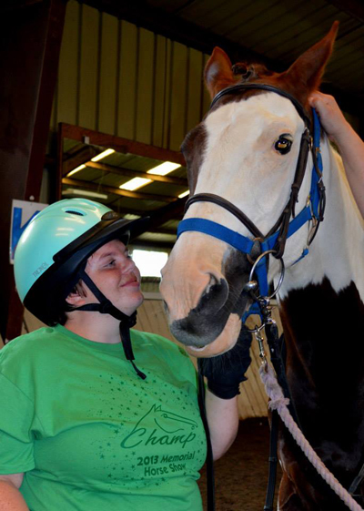 Champlain Adaptive Mounted Program Rider With Horse