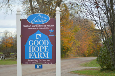 Good Hope Farm Champlain Adaptive Mounted Program
