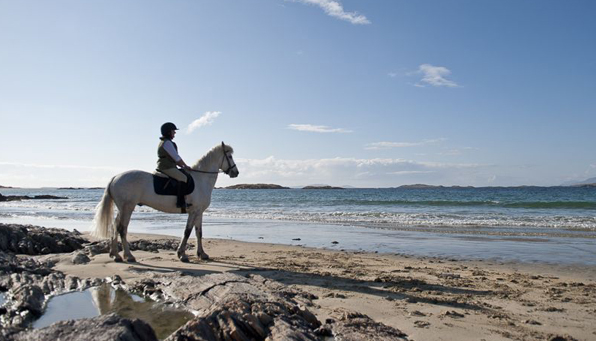connemara equestrian escapes beach ride 