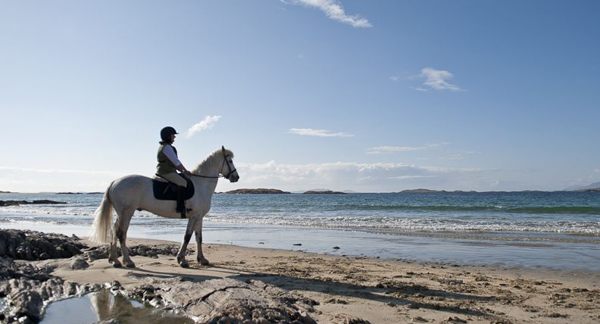 connemara beach horseback riding