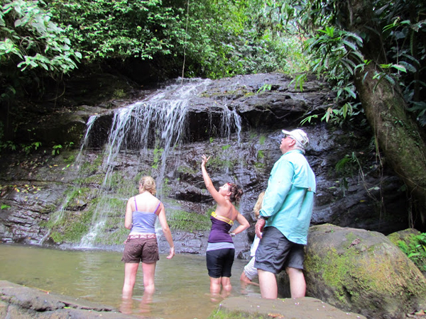 tocori waterfall people