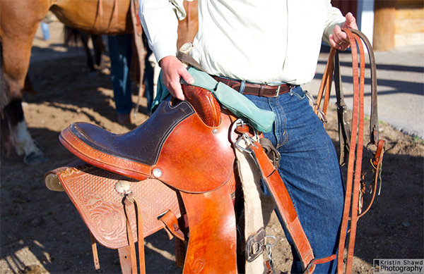 cowboy saddle Colorado tack