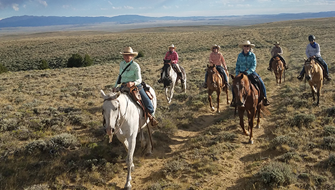 Blue Sky Sage Horseback Adventures- Wyoming riding vacations
