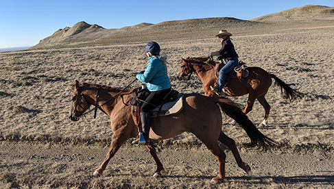 Blue Sky Sage Horseback Adventures- Wyoming riding vacations