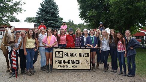 Black River Farm and Ranch Michigan Horseback Riding Camps