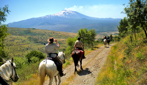 Italy Sicily horseback riding vacations