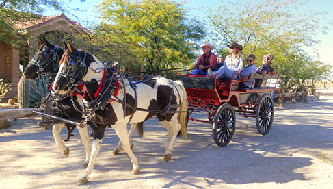 Stagecoach Trails Guest Ranch Arizona carriage ride
