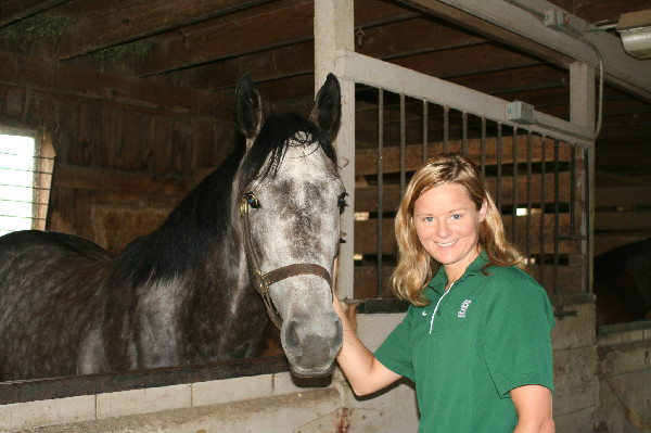 Equine veterinarian and cutting horse rider Dr. Crystal Dewitt