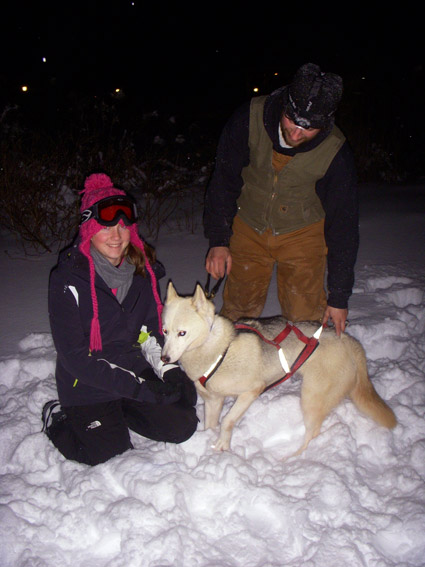 dog sledding in vermont