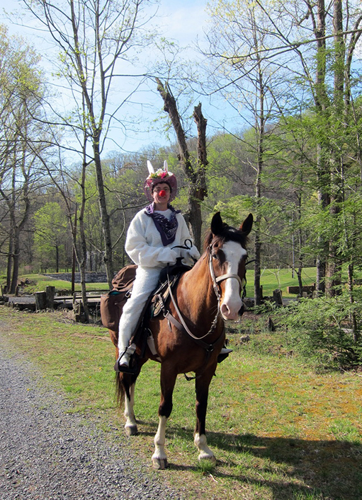 Easter Bunny horseback riding Virginia