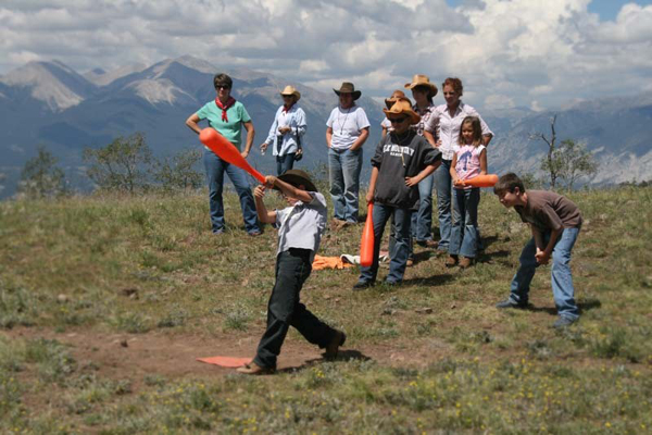 elk mountain ranch colorado guest ranch softball