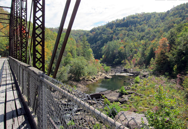 big south fork tennessee bridge