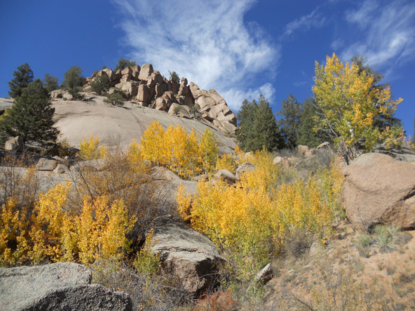 fall colors dome rock colorado