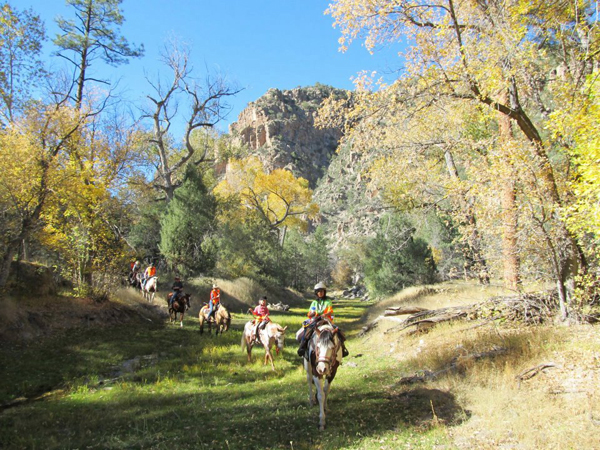 geronimo trail guest ranch nm fall leaves