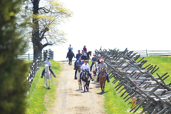 Gettysburg Pennsylvania horseback tours