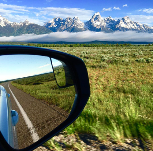 Tetons driving views