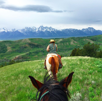 Gros Ventre River Ranch Bridger Teton National Forest horseback