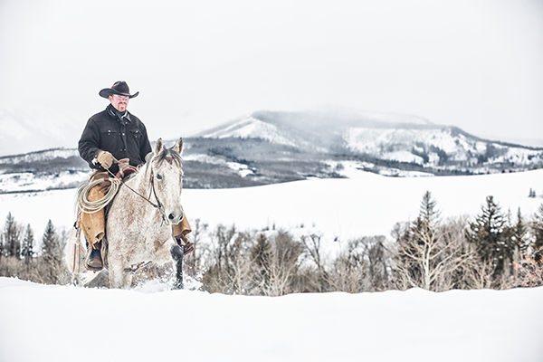 Home Ranch horseback riding winter colorado