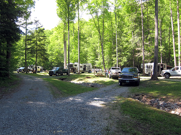 Double C Campground WV horse camping