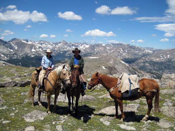 allen's diamond 4 horse pack trip wyoming