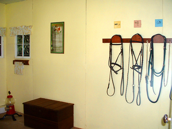 horse tack room