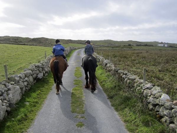 Horseback Riding Omey Island Ireland