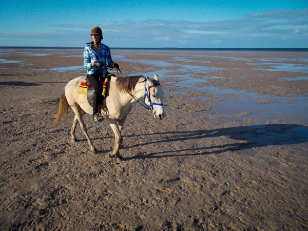 jan norman horseback riding on the beaches of vilankulo mozambique 