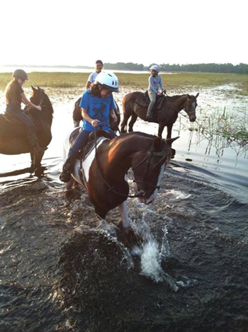 horseback riding water florida