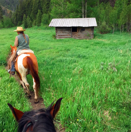 Gros Ventre River Ranch cabin