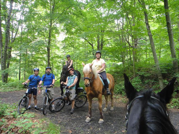 horses and bikes nj trails