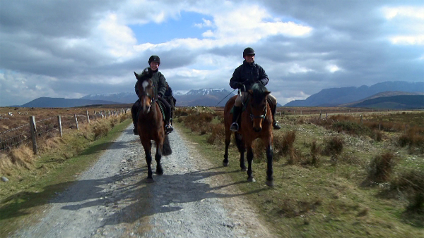 Ireland riding holidays Clew Bay