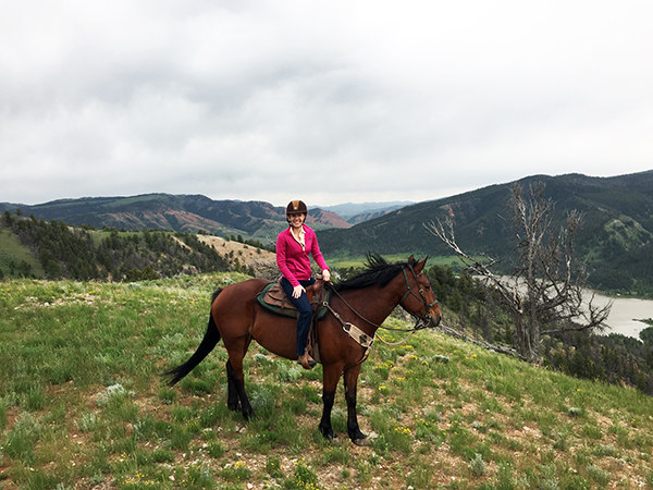 Jackson Hole dude ranch riding Gros Ventre River Ranch