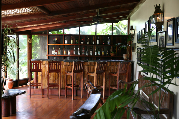 Jaguar Bar Blancaneaux Lodge Belize