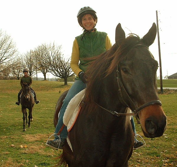 julie ober horse riding