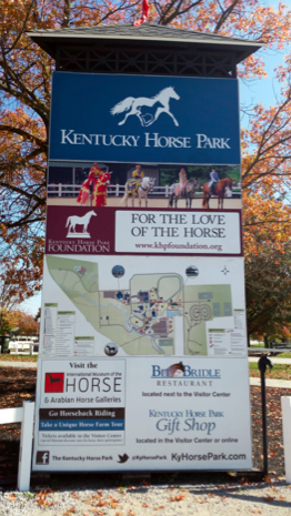 Kentucky Horse Park signs