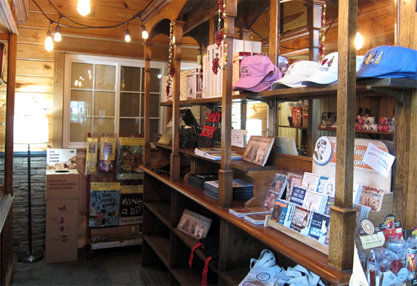 Kindred Pointe Winery gift shop