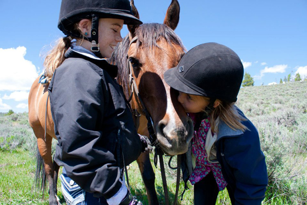 learning to ride at c lazy u ranch