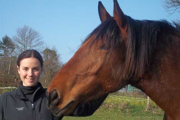 caroline and horse