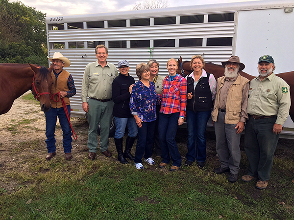 Midewin horse trailer filming Travels with Darley