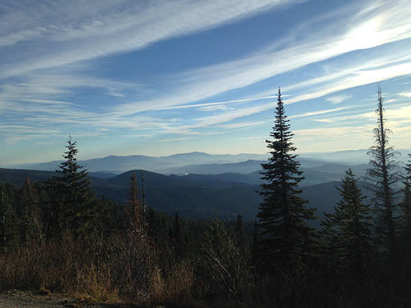 Mount Spokane Washington views