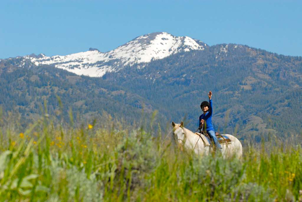 mountain sky guest ranch kids ride