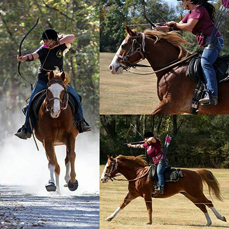 mounted archery with elizabeth tinnan