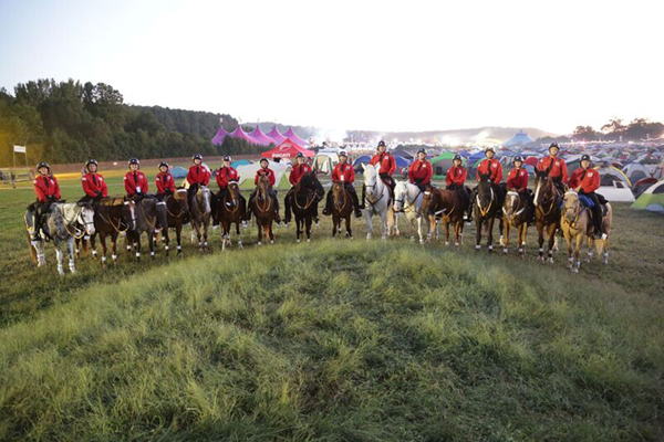 Mounted Patrol Troopers and Horses