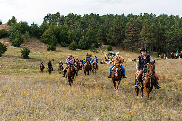 Horseback riding Nebraska open Sandhills country National Forest