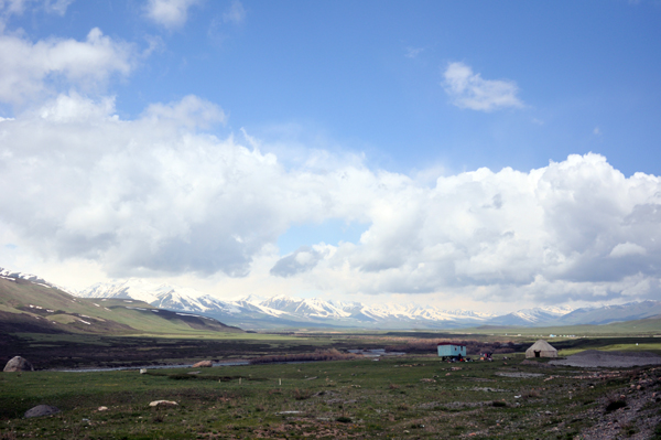 nomad camp Kyrgyzstan