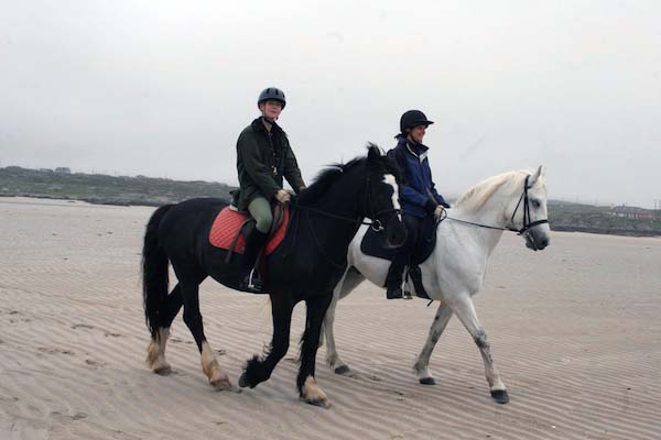 Omey Island horse riding