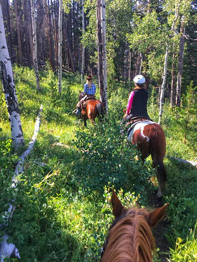 horseback riding Rawah Ranch Colorado